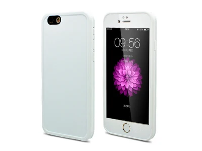 Мягкий силиконовый водонепроницаемый ТПУ чехол s для iPhone 10 X XR XS 11 Pro Max чехол 360 градусов чехол для iPhone 5 5S SE 6 6S 7 8 Plus чехол - Цвет: White