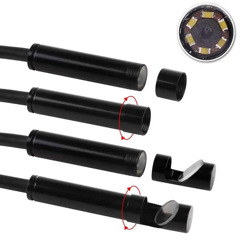 7,0 мм Usb эндоскоп Cn Plug мягкий провод смартфон эндоскоп камера для Android Мини камера Водонепроницаемый 6 светодиодный бороскоп проверить