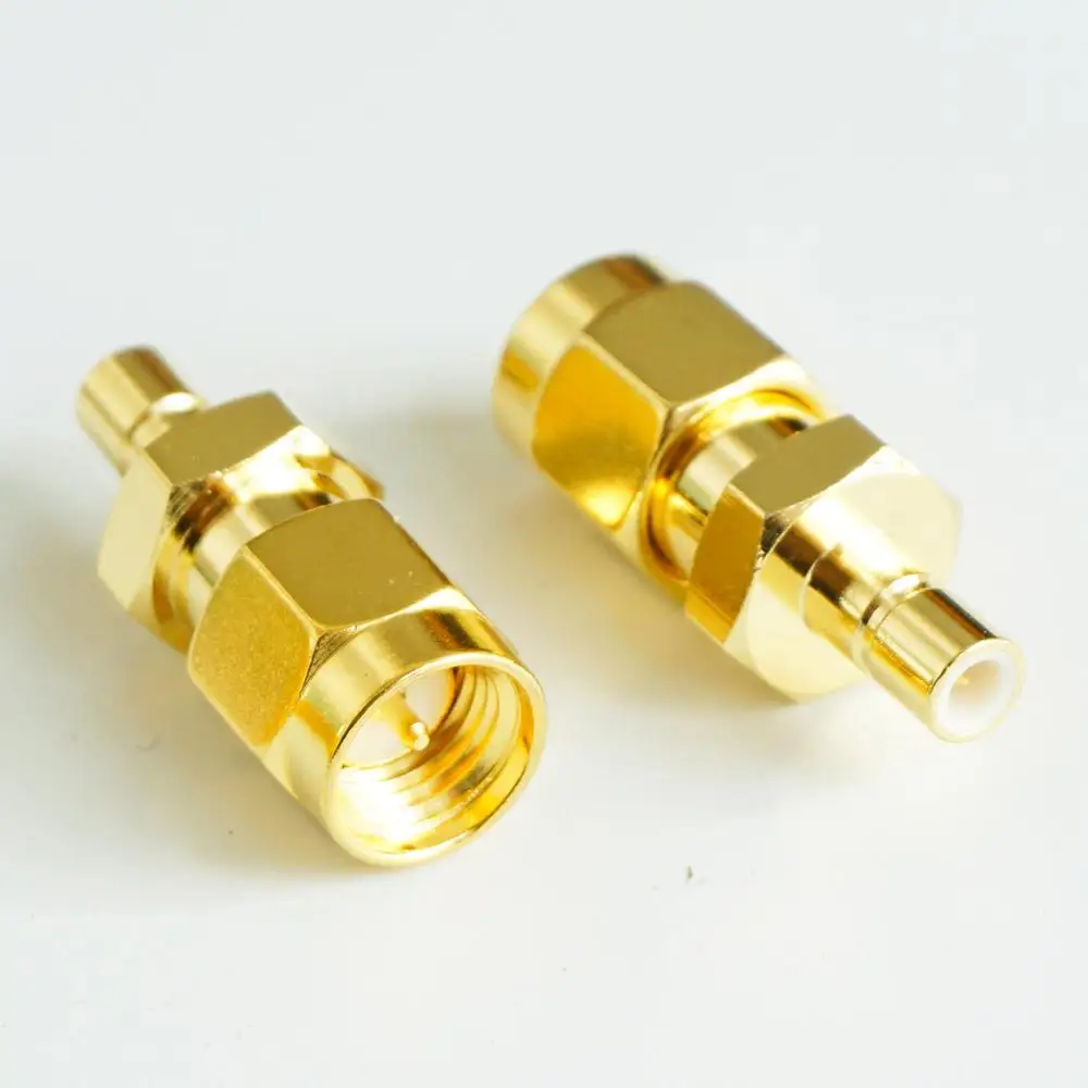 

SMB To SMA Connector Socket Antennas SMB Male To SMA Male Plug SMB - SMA Gold Plated Brass Straight Coaxial RF Adapters