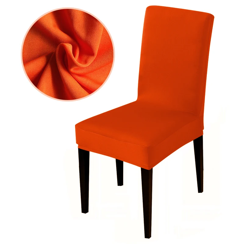 Solid color stretch Chair Cover Spandex Fabric seat Chair Covers restaurant Hotel Party Banquet Slipcovers home decoration event
