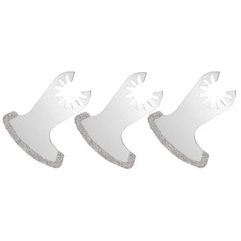 

77x57mm Small Swing Blades Cutting Polishing Practical Durable Diamond Grinding Grit Grout Multfunction Oscillating Tool