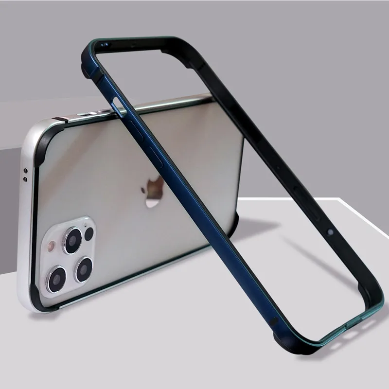 

Чехол с металлической рамкой для iPhone 13 12 11 Pro Max, противоударный алюминиевый бампер, защитный чехол для iPhone 12 13 mini, чехол