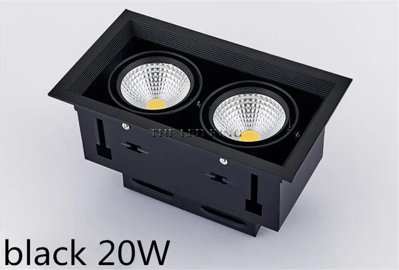 Super Bright Square LED Downlight 10W 20W 30W Aluminum AC220V 110V LED Down Light Ceiling Recessed Spot Light Indoor Lighting