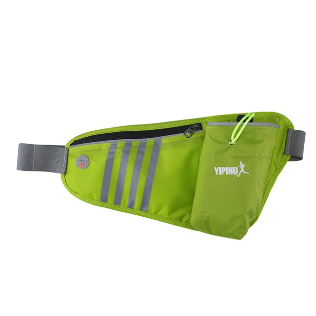 Running Belt Bag Trailing For Phone Holder Sport Fanny Pack Men Woman Fitness Waterproof Waist Pack With Water Bottle Gym Bags LM492 green