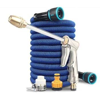 

Water-Gun Garden Hose Nozzle Water Spray Adjustable High Pressure Power Washer For Plant Flower Household Cleaning Car Washer