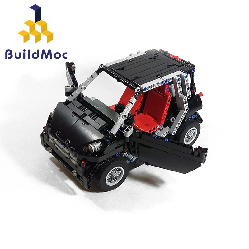 

New LegoINGlys Technic smart Fortwo Vehicles Car Fit Technic Car Model Building Blocks Bricks Toys For Children kids Gifts