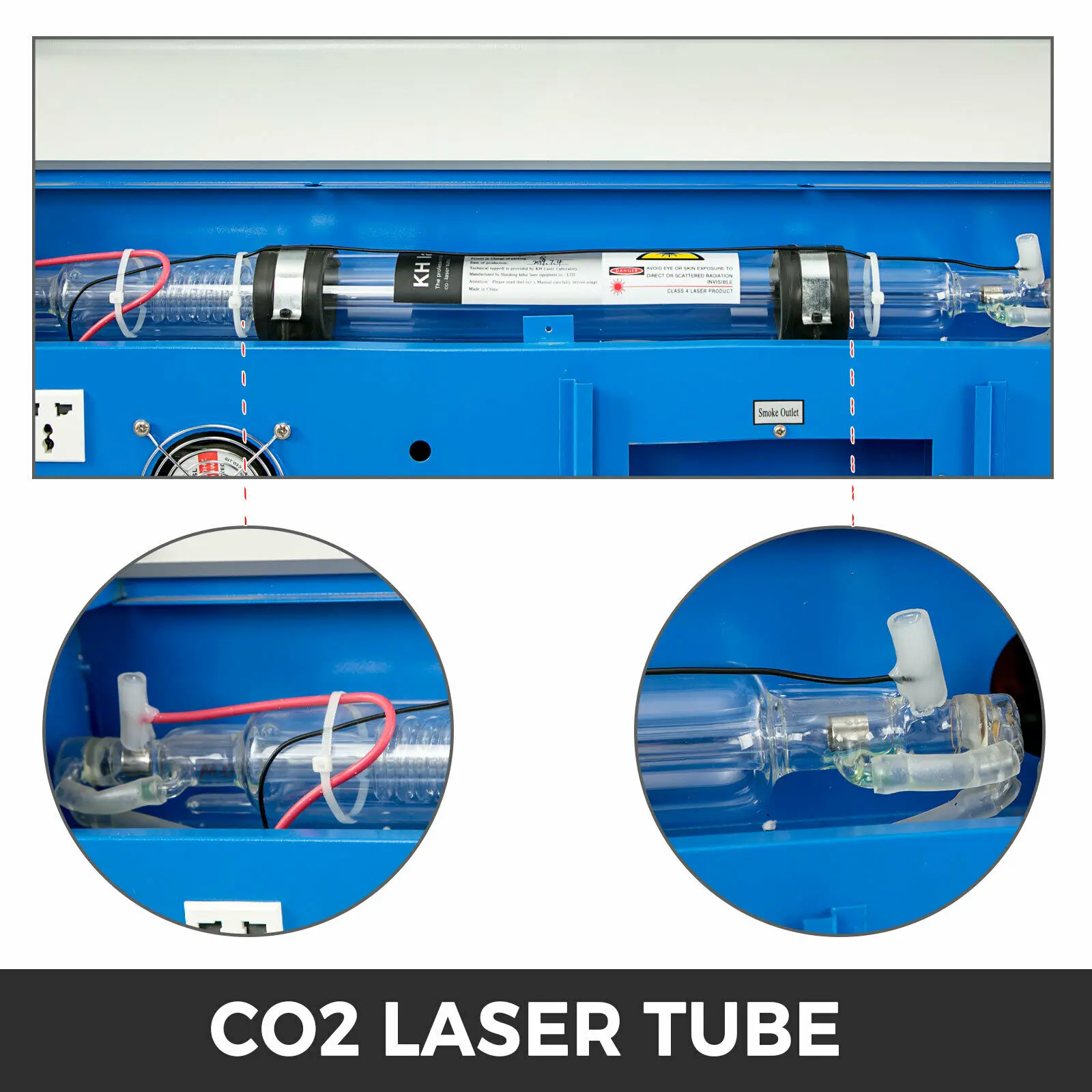China Laser K40 Engraver CO2 Laserdüse für z.B Air Assistent neu Lasercutter 