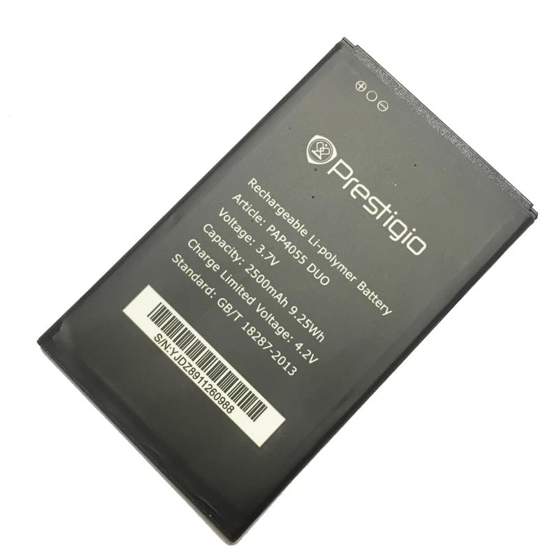 Аккумулятор PAP4055 2500mah для мобильного телефона Prestigio MultiPhone PAP4055 DUO 4055