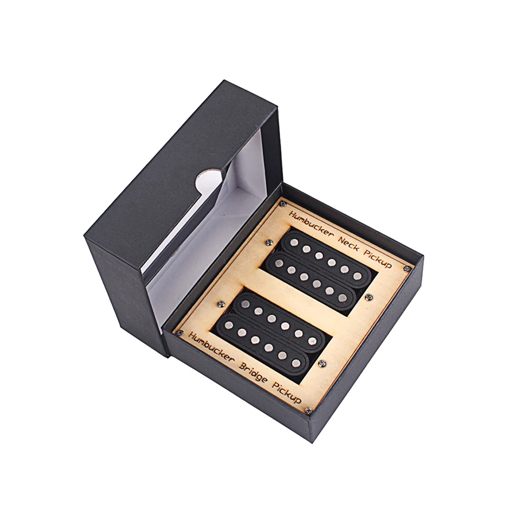Двойной комплект звукоснимателя волокна ALNICO 5 Humbucker Для запчастей для