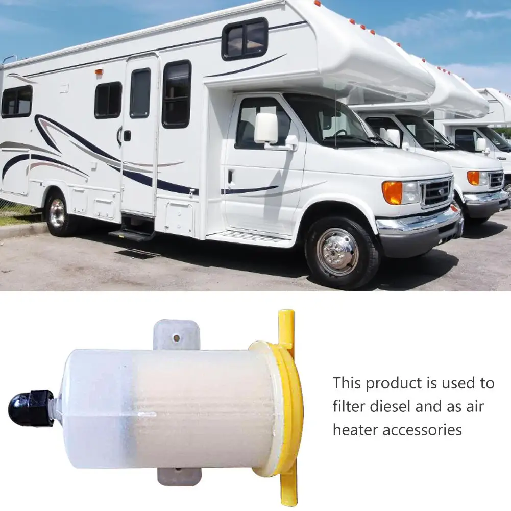 Diesel Heater Inline Fuel Filter. Water Separator with screw off drain