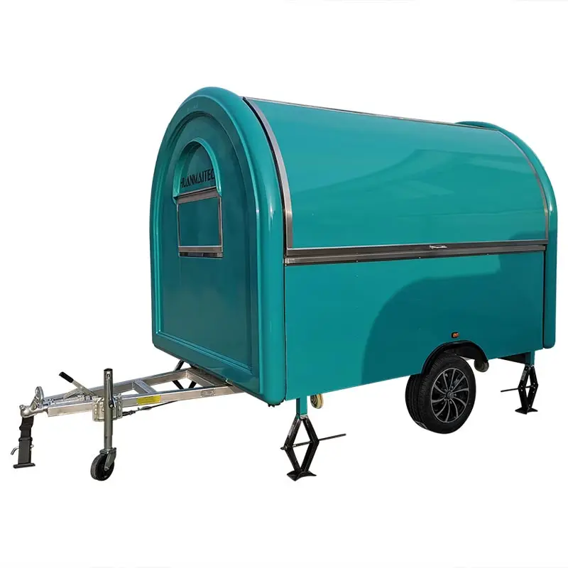 

Dark Green Food Trailer Catering Trailer