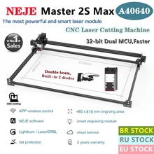 NEJE Master 2s Max A40640 CNC Lightburn grawer laserowy przyrząd do cięcia drewna maszyna MDF Metal Mark narzędzie Router Bluetooth aplikacja bezprzewodowa