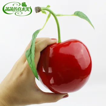 

2020 Model Big Cherry Ultra Large Cherries Model Fake Fruit Emulational Fruit Fruit Model Indoor Decoration Living Room