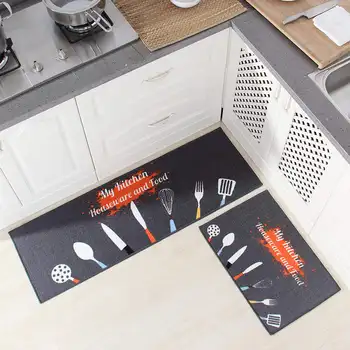 

Long Kitchen Mat Bath Carpet Floor Mat Home Entrance Doormat Tapete Absorbent Bedroom Living Room Floor Mats Modern Kitchen Rug