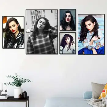 

Charli XCX Poster Music Singer Star Art Painting Silk Canvas Posters and Prints Wall Pictures For Girl Room Decor