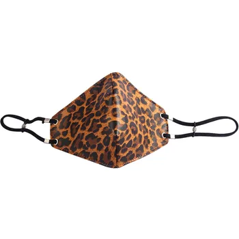 

Unisex Fashion Casual Cotton Washable Reusable Leopard Print Grey Isolation PM2.5 Pollution Outdoor Cycling Protective Face Mask