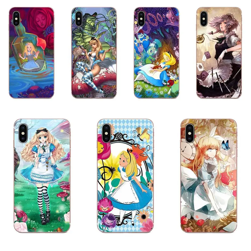 TPU мобильный чехол для Galaxy J1 J2 J3 J330 J4 J5 J6 J7 J730 J8 2015 2016 2017 2018 mini Pro Алиса в стране чудес