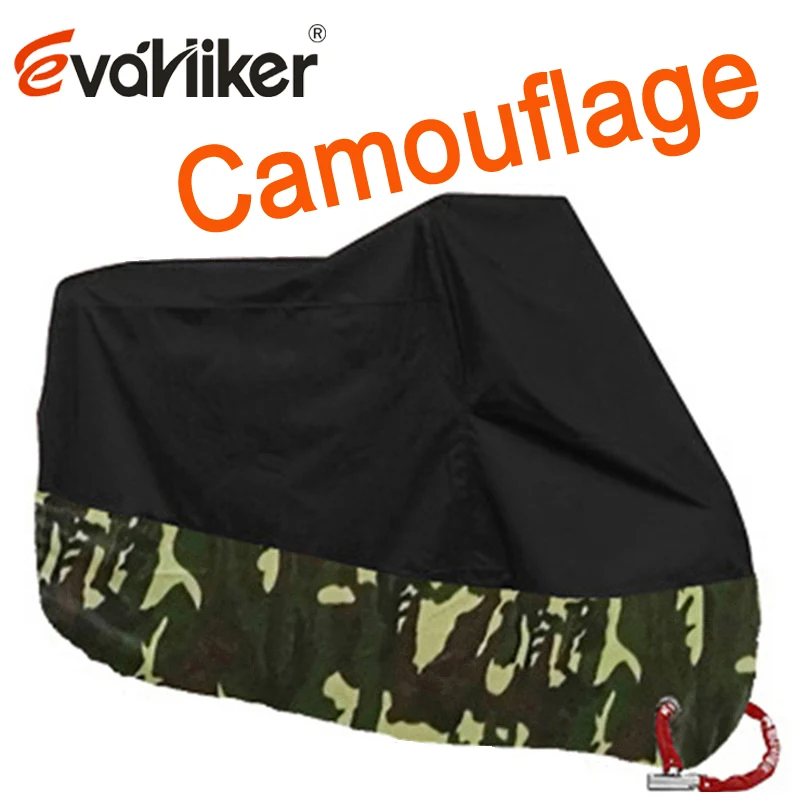 Waterproof Heavy Duty 190T Polyester Motorcycle Cover - All-Season UV & Dust Protection