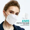 Mascarilla Facial protectora KN95 CE FFP2, 5 capas con filtro, para el cuidado de la salud, 200, respirador, 5-95% unidades ► Foto 3/6