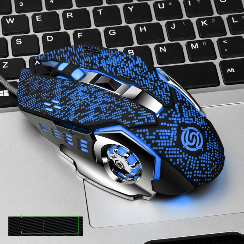 Лидер продаж Проводная игровая мышь Viper competition Q5 с USB 4 уровня DPI 1200 / 1600 2400/3200