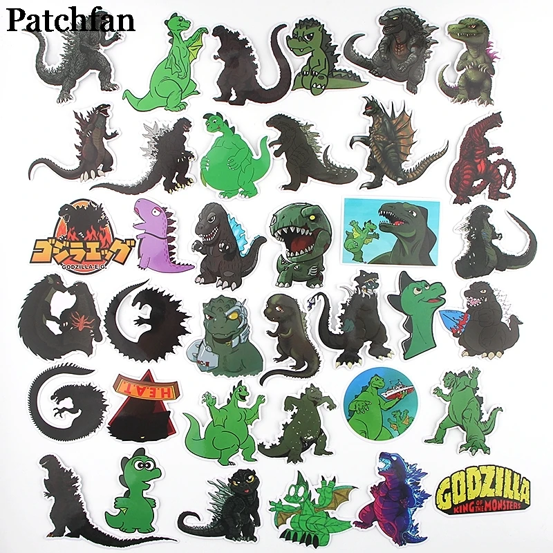 12 компл./лот Patchfan 37 шт./компл. динозавры забавные наклейки пакеты письмо креативный стиль DIY телефон Скрапбукинг альбом A2300