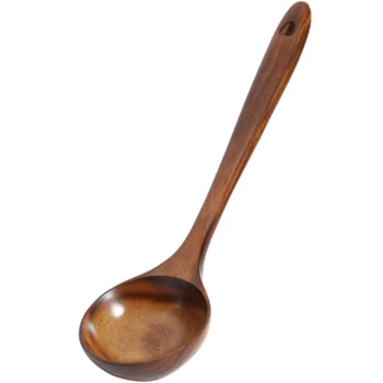 

Natural Wooden Spoon Classic Wooden Kitchen Spoon International Bamboo Kitchen Utensils High Temperature Pressing