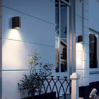 

Single Head LED Wall Light Outdoor Waterproof IP65 Porch Garden Wall Lamp Home Sconce Indoor Wall Lamp Aluminum ML26