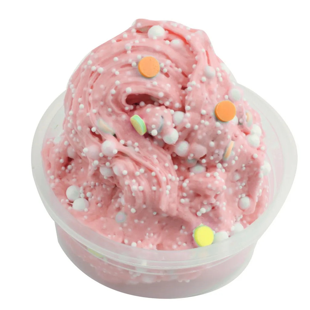 Fluffy Slime Supplies Stress Relief Toy Child Creativity Imagination Education toy Beautiful Color Colorful Slime toys #A