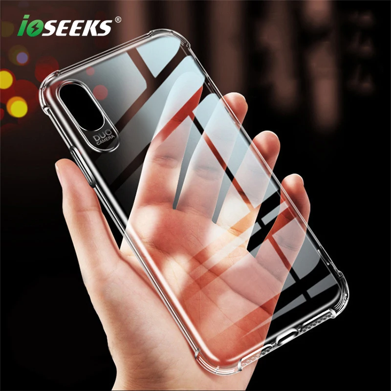 Ультра тонкий мягкий прозрачный силиконовый чехол для iPhone 5 6 7 8 Plus s X XR XS 11 Pro Max TPU