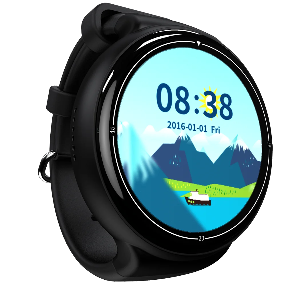 Smart Watch Phone 2G 3G Nano SIM Card GPS BT WiFi 16G+2G 2MP Camera Android 5.1 OS Heart Rate Monitor Smartwatch For Men Women |