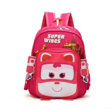 photo color 3D Style Children Backpacks Kindergarten girls boys baby backpack New Fashion Cartoon Super Wings Cute Kid School bags - Цвет: photo color