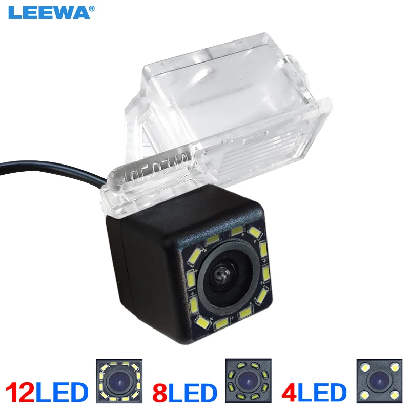 LEEWA HD Автомобильная камера заднего вида со светодиодный подсветкой для Geely Emgrand EC718/EC715 камера заднего вида # CA2396