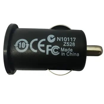 

Car Charger ABS Casing Single USB Ports 2A with Blue Light Max Charging Universal Car Charger with Bowling Shape