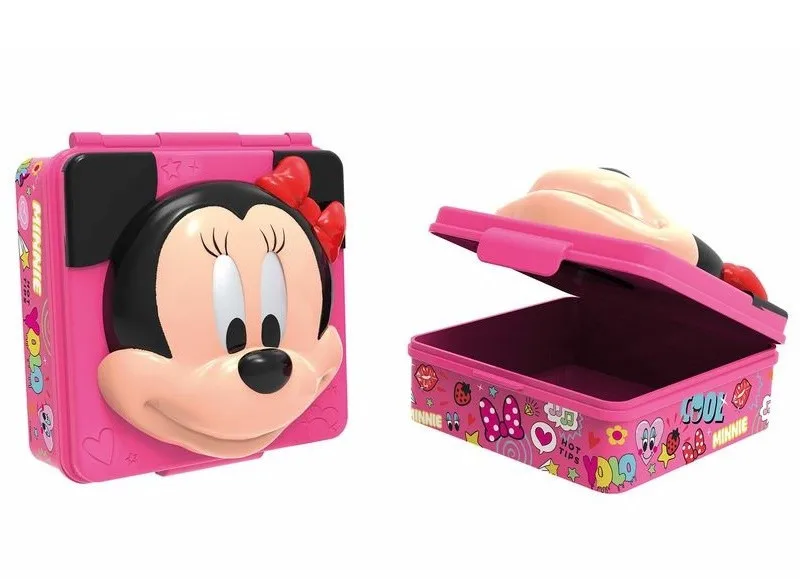 Sandwichera 3D Minnie Disney Mochila Infantil Escolar Mochila Juvenil Niño Niña