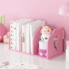 Пластиковая книжная полка настольная книга держатель Органайзер для хранения на полке файл Бумага журнал стеллаж Органайзер Bookrack офисные принадлежности для дома