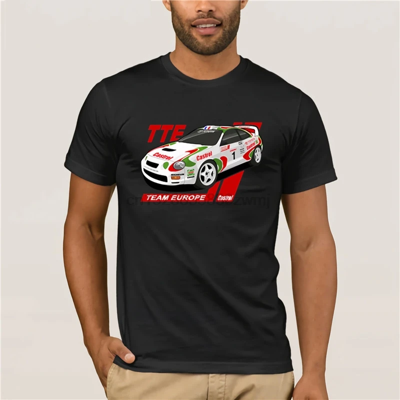 Classic Celica Toyota Team europe Rally T Shirt White or Gray GT-Four ST205 Wrc |