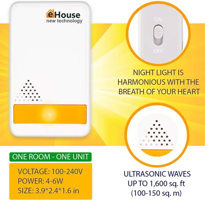 

US Regulation for the Frequency Cycle Chip Mouse Repeller (Two Colored Boxes) of the Original Ultrasound Insect Repeller
