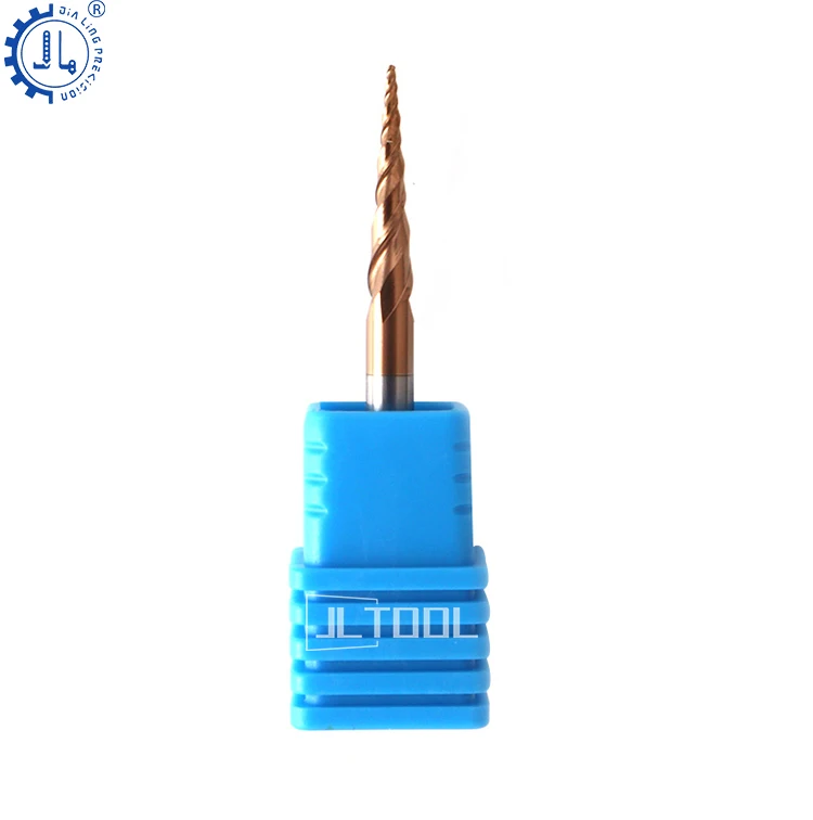 Agt Hrc55° Tapered Ball Nose Conical End Mill Tungsten Steel Taper For