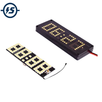

USB RTC Electronic Clock Display Module 4Bit LED Dot Matrix Display Temperature Voltage Monitor Real Time Clock