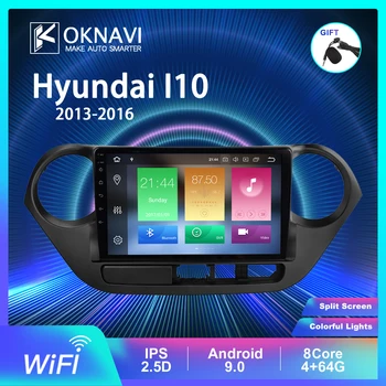 

OKNAVI For Hyundai Grand I10 Car Radio Gps Navigation Android 9.0 Left Right For Hyundai 2013 2014 2015 2016 Multimedia Player