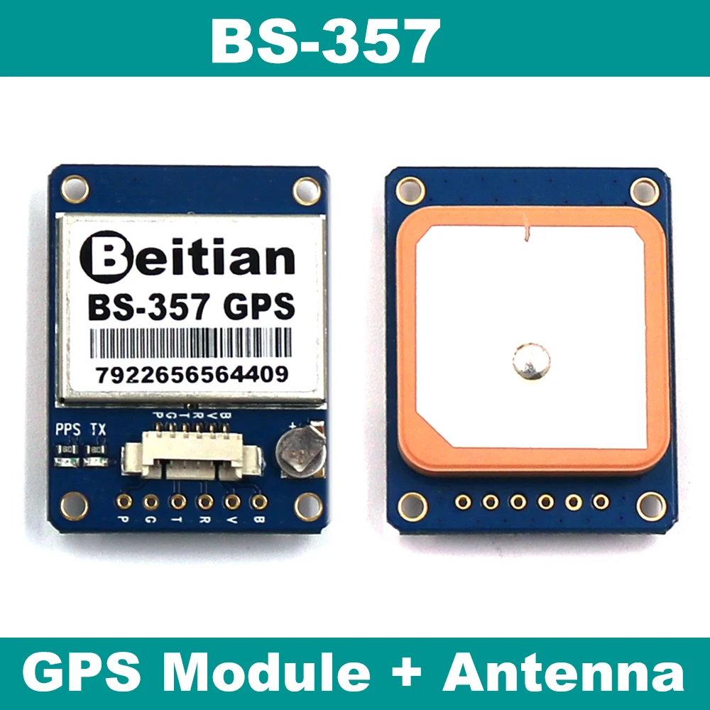 

BEITIAN GPS module, High Precision, TTL level GPS, Build in 4M FLASH, BS-357