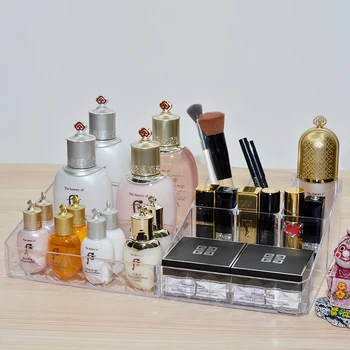 

Transparent Cosmetic Storage Box Skin Care Finishing Box Dormitory Artifact Cosmetic Storage Box Mask Finishing Box