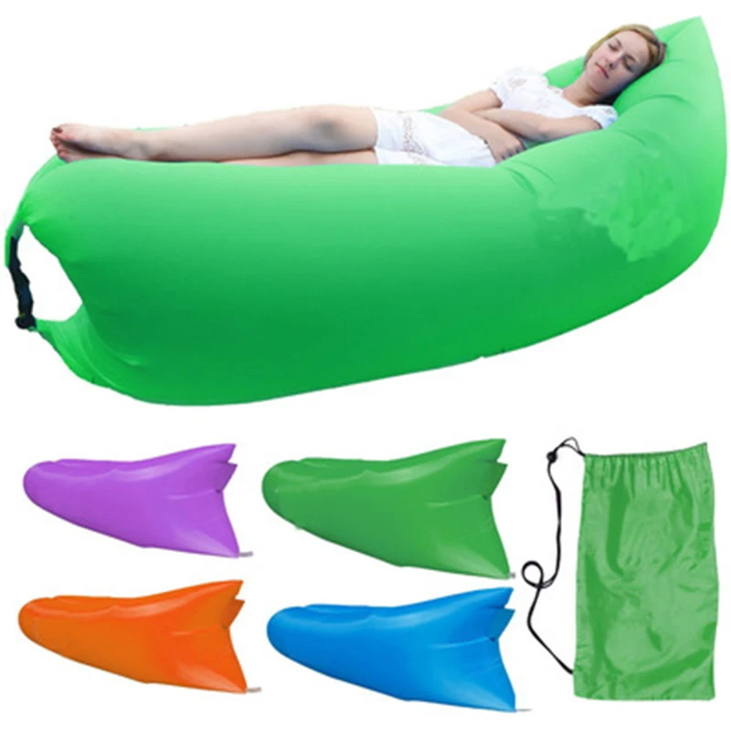 

Light Sleeping Bag Inflatable Sofa Lazy Bag 3 Season Ultralight Air Bed Adult Beach Lounge Chair Fast Folding Trending Products