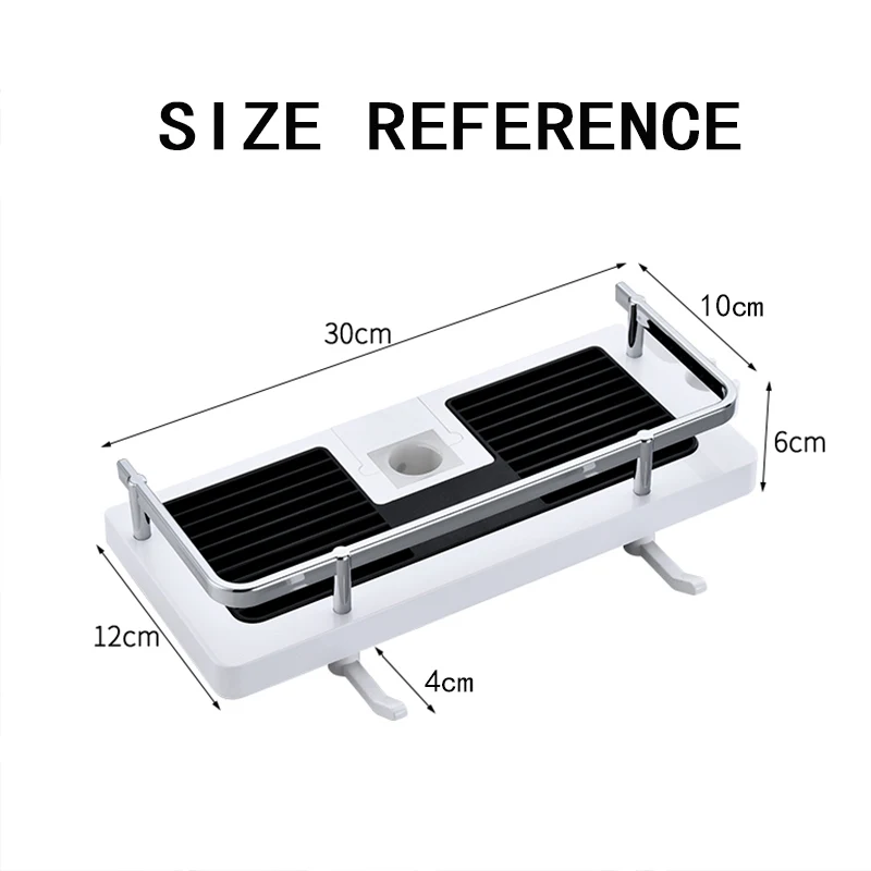 Bathroom Shelf Shower Shelf Bathroom Storage Shelf Shower Rack Shampoo Rack Wall Household Item Bathroom Shower Holder Rack Organizer Bathroom Shelf Shampoo Tray Stand No Drilling Floating Shelf