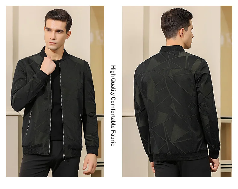 Winter short men's jacket casual wild capless jacket simple atmosphere style YGDB 8810