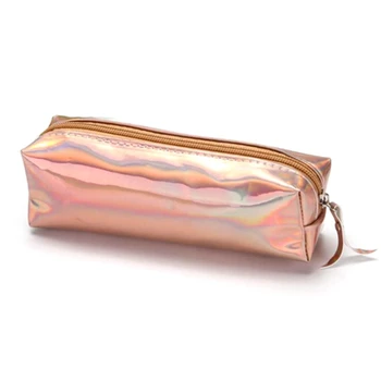 

Pencil Case Quality School Waterproof Stationery Gift Pencilcase School Cute Pencil Box Rose Gold