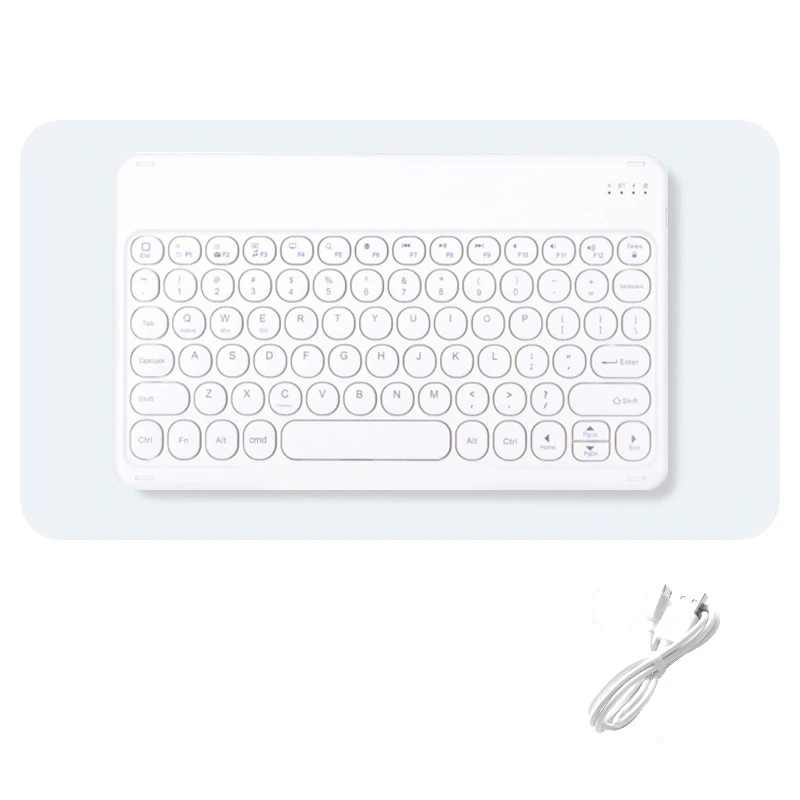 Wireless Keyboard and Mouse Combos Set Round Bluetooth Hebrew Spanish French Korean For iOS iPad Android Windows Phone Tablet standard computer keyboard Keyboards