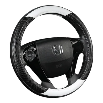 

Car Steering Wheel Cover PU Leather Non-slip for Honda Civic 2016 2017 2018 2019 2020 10th Generation Auto Accessories