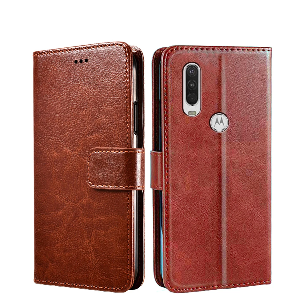 Для Moto One Action P40 мощный флип-чехол Moto E6 Plus чехол для Motorola E6 Plus P40 power One Action из искусственной кожи кошелек Capas чехол