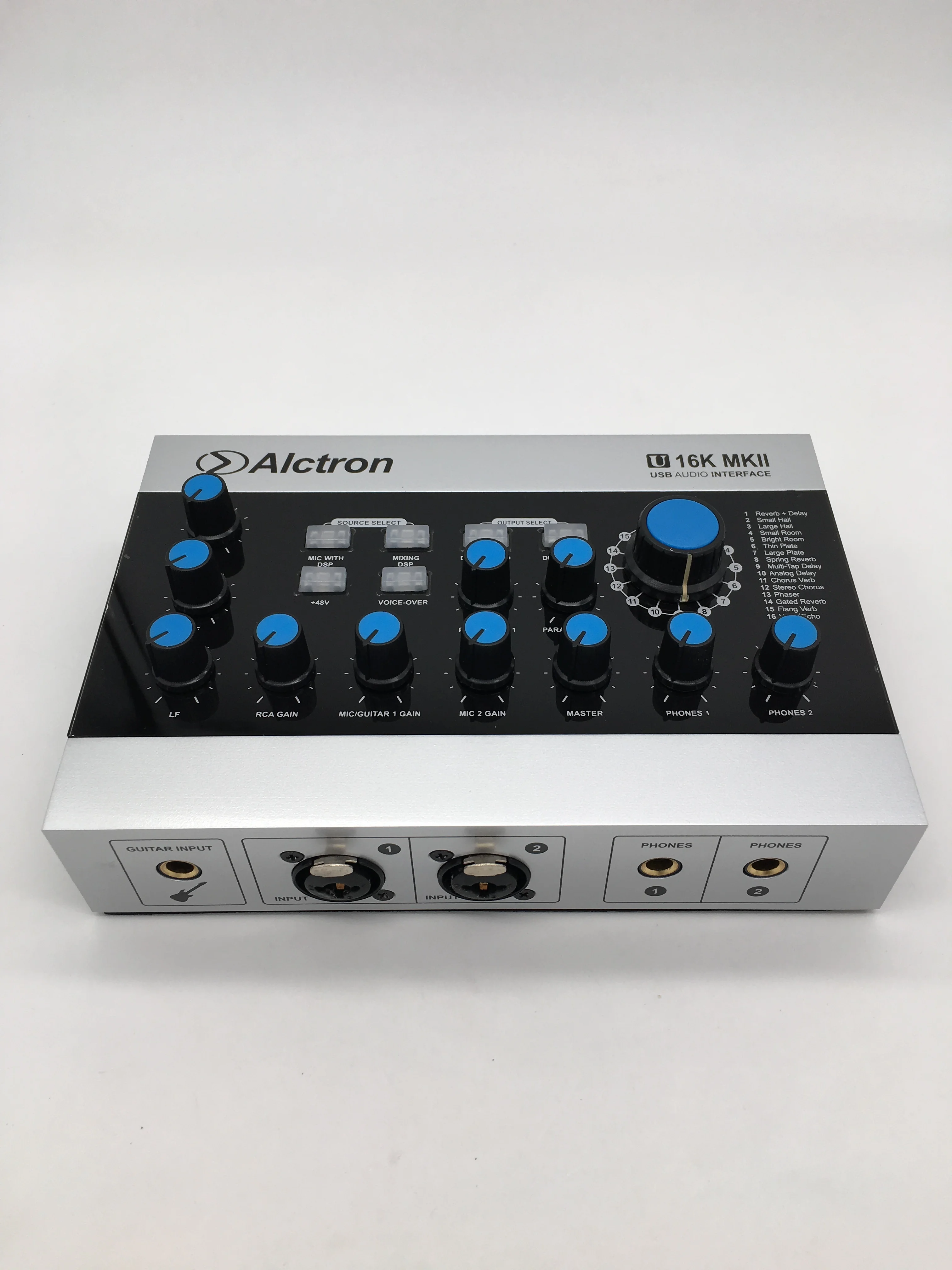 Alctron U16K MKII USB аудио интерфейс звуковая карта полнофункциональный USB аудио интерфейс профессиональный для записи